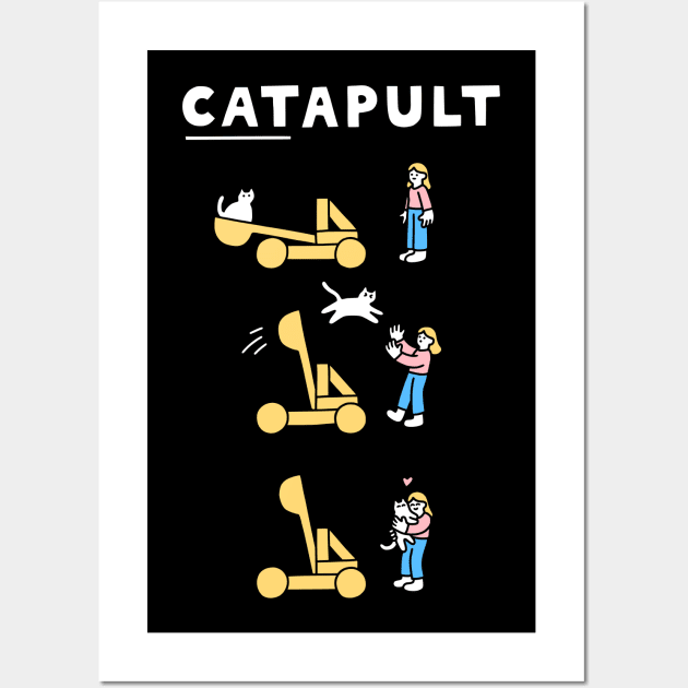 CATapult Wall Art by obinsun